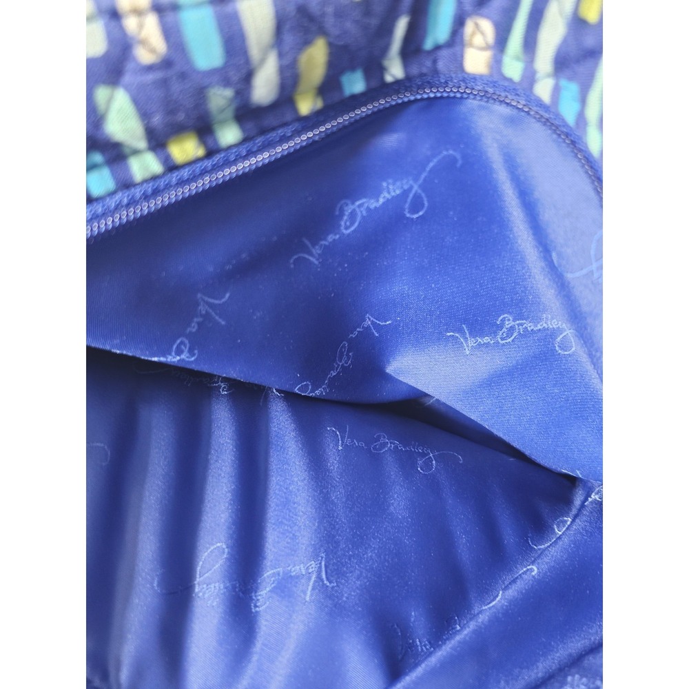 Vera Bradley Crossbody Bag Katalina Showers Print Blue Green - Picture 4 of 12